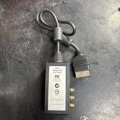 Microsoft Original Xbox Advanced AV Pack [X08-25261] Adaptador Audio Video OEM Foto 1 de 4