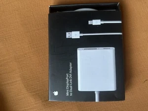 APPLE MINI DISPLAYPORT TO DUAL-LINK DVI ADAPTER - Cinema Display HD 30" A1083 - Picture 1 of 2