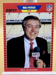 1989 Pro Set Announcer Collectible Mike Patrick #7 - Picture 1 of 2