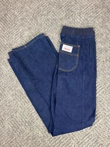 Vintage 70’s Levis Jeans Women's 22x34 High Rise Wide Leg White Tab Dark NOS - Picture 1 of 17