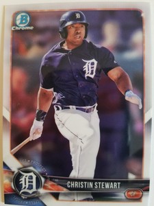 Christin Stewart 2018 Bowman Chrome Prospects BCP130 