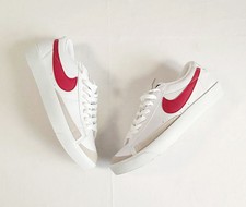 white nikes red tick | eBay