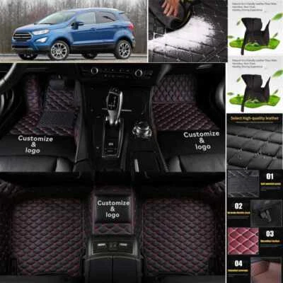 For Ford Ecosport Edge Car Floor Mats Anti-Slip Custom Auto Carpets Waterproof Foto 1 de 4