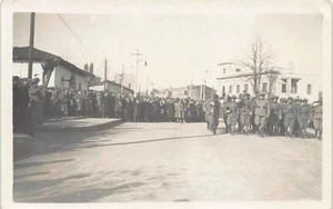 Albania - TIRANA - Parade of the garrison in 1932 - REAL PHOTO. See scans for co - Picture 1 of 2