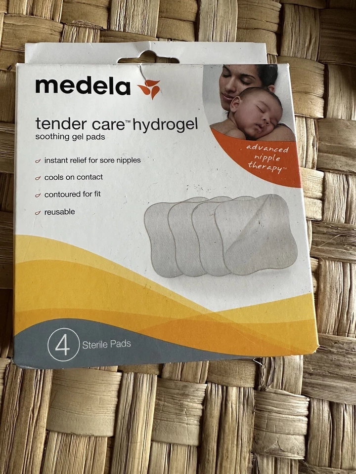 Medela Tender Care Hydrogel Pads Soothing Gel Pads 4 pack Feed Rescue Horses Hay - Image 1 of 2