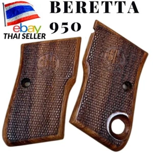 Empuñadura de pistola artesanal para Beretta 950 THAI hecha a mano MADERA pistola agitadora auspiciosa - Imagen 1 de 6
