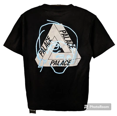 Camisa PALACE Tri Ferg Head Reflectante Gráfico Monopatín Talla PEQUEÑA Negra NUEVA Rara Foto 1 de 4