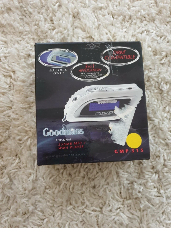 Goodmans Personal 256MB MP3 WMA Player Voice Recorder - Image 1 of 1