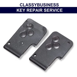 Card Not Detected Repair - Renault Laguna Megane Scenic Clio Smart Key Fob Case - Picture 1 of 1