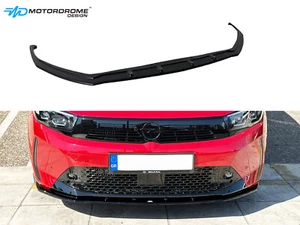 DIVISOR DELANTERO PARA OPEL/VAUXHALL CORSA F FACELIFT (2023-) ABS NEGRO BRILLANTE - Imagen 1 de 6