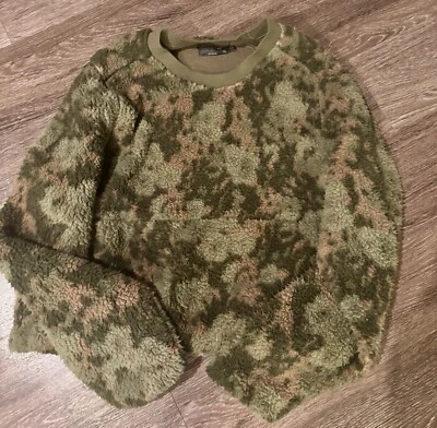 SUDADERA PRANA PARA MUJER Talla XL POLAR ESCAPE Camuflada - Nueva Sin Etiqueta Vellón Difuso Foto 1 de 4