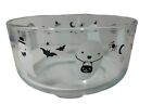 Pyrex Halloween Ghost Bats Moons Spiders 4 Cups Bowl Trick Or Treat