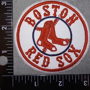 BOSTON RED SOX BASEBALL IRON ON PATCH - Picture 1 of 3