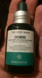 The Body Shop EDELWEISS DAILY SERUM Concentrate 1.0oz/30ml Smooth & Protect - Picture 1 of 2