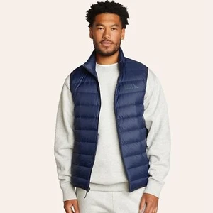 Eddie Bauer NWT CirrusLite Down 650 Vest Blue Size L - Picture 1 of 10