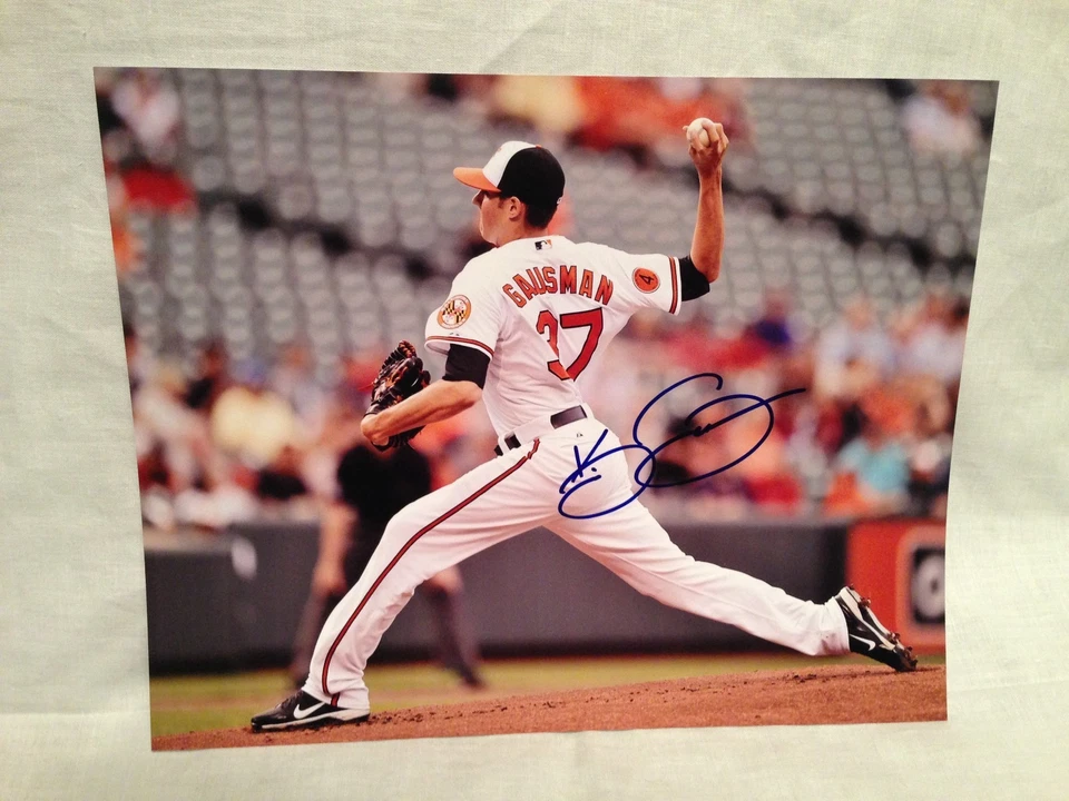 ORIOLES KEVIN GAUSMAN SIGNED AUTOGRAPHED BASEBALL 8X10 PHOTO COA *WOW* A Foto 1 de 1