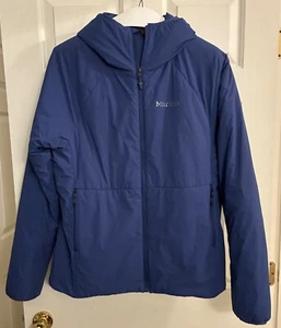 Marmot Novus Insulated Hoody Jacket Mens L Large Twilight Blue Primaloft - Picture 1 of 3