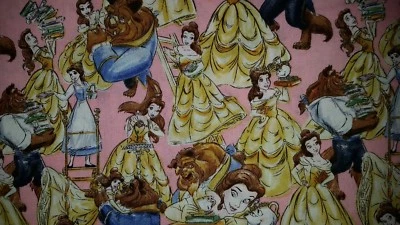 CENEFA VENTANA FORRADA CORTINA 42X12 TETERA DISNEY BEAUTY THE BEAST BELLE Foto 1 de 4