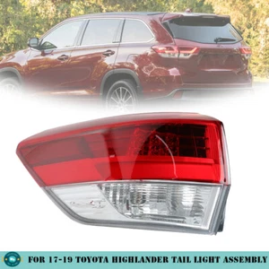 For Toyota Highlander 2017-2019 Series Red Rear Driver Left Side Tail Light Lamp - Picture 1 of 11