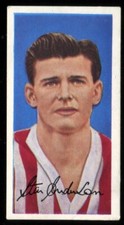 Trade Card, Barratt, FAMOUS FOOTBALLERS, A9, 1961, Sunderland, S Anderson,#50