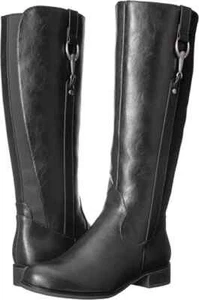 Women's LifeStride Gray Sikora Wide Calf Knee High Fabric Upper Boots Size 10W - Picture 1 of 2