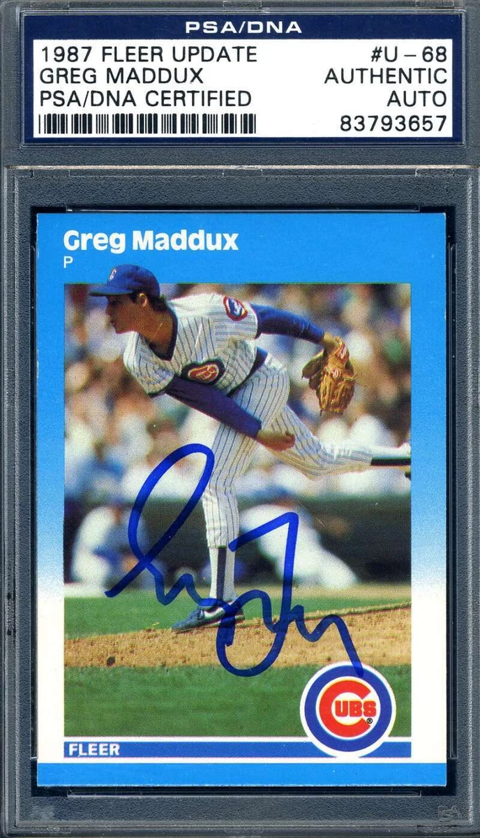 Greg Maddux Fleer Rookie Baseball Trading Cards & Accessories for