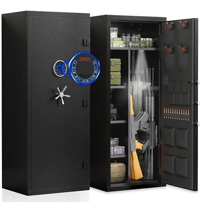 15-20 Unassembled Gun Safe, Large Rifle Safe with Adjustable Shelf & Gun Rack - Image 1 of 4