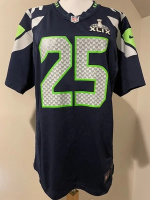 Camiseta deportiva SEATLLE SEAHAWKS Nike NFL On Field juvenil Super Bowl Sherman 25 - talla XL Foto 1 de 4