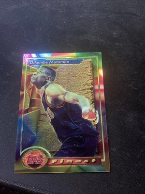 Dikembe Mutombo 1993-94 Topps Finest Refractor #164 Denver Nuggets Foto 1 de 2