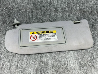 MERCEDES S55 AMG W220 03-06 OEM FRONT LEFT DRIVER SUN VISOR W/ MIRROR GRAY 127K - Image 1 of 4