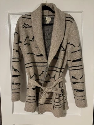 Cárdigan largo Telluride Clothing Company para mujer mediano con motivo de caballo Foto 1 de 4