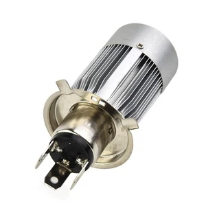 Long Lasting 25W H4 HB2 9003 Motorcycle LED Headlight Kit Red Turbo Silent Fan - Picture 1 of 24