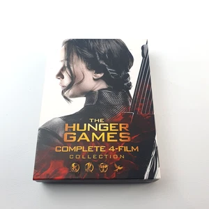 The Hunger Games Complete 4 Film Collection DVD Box Set Jennifer Lawrence Region - Picture 1 of 3
