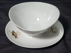 Cuenco de salsa Winterling Bavaria con motivo de pescado placa base adjunta (1) - Imagen 1 de 6