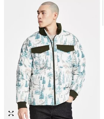 Sun and Stone Wilderness puffer Camping Mountain Zip up jacket size large men - Image 1 of 3