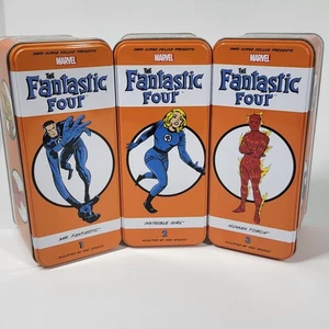 Marvel Fantastic Four Dark Horse Deluxe Classic Comic Statues Set Of 3 Tins - Picture 1 of 20