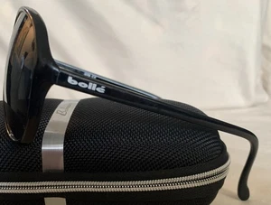Occhiali da sole pilota vintage anni 80 Bolle 379 neri aviatore Francia acrilico Spectra - Foto 1 di 9