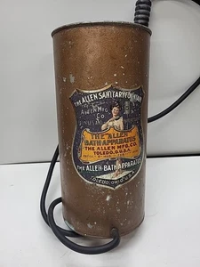  Country Store Advertising Allen sanitary Fountain Portable Shower - Picture 1 of 9