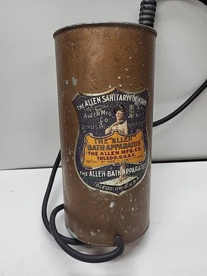  Country Store Advertising Allen sanitary Fountain Portable Shower - Image 1 of 4