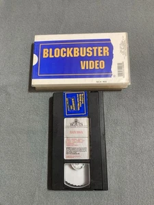 Vintage BLOCKBUSTER VIDEO Rental Clamshell w RAIN MAN Movie VHS Cruise Hoffman - Picture 1 of 11