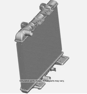 Radiador del lado del conductor OEM 20-25 Chevrolet Corvette Stingray E-Ray 6,2 L 84739203 - Imagen 1 de 1