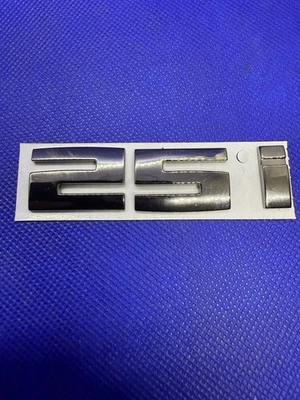 Logo Stemma Lettera Monogramma BMW 2.5I Originale Cromo Antracite - Immagine 1 di 4