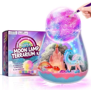 Kit Artigianato Terrario Unicorno Lampada Luna Illumina Terrario....................113 - Foto 1 di 11