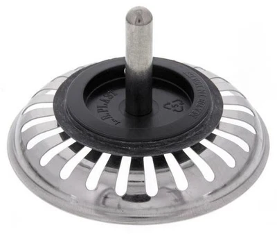 Siebkörbchen 3,5" flach mit Zapfen 24 Ablaufschlitze ORIGINAL BLANCO 120380 - Bild 1 von 3