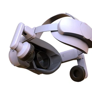 Schlanke weiße Design Ohrenklappe Kopfhörer kompatibel mit für PICO4Ultra VR - Picture 1 of 7