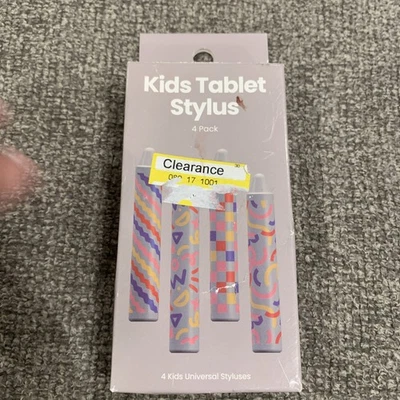 Kids Silicone Stylus 4pk Gray  Crayon Design - Silicone Styluses for Tablets - Image 1 of 3