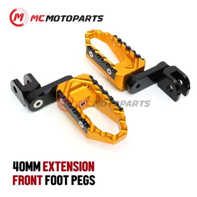 For Ducati SuperSport 900 All Year 1.5in Rider Front Wide Touring Foot Pegs - Image 1 of 4