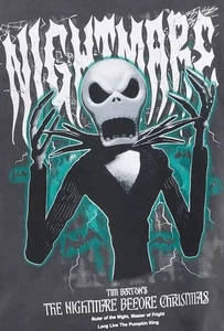 The Nightmare Before Christmas Shirt, Pumpkin King Poster Grafik T-Shirt AMC - Bild 1 von 5