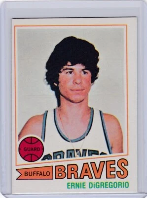 1977 Topps Basketball Card #131 Ernie DiGregorio Buffalo Braves - Ex-ExMt - Image 1 of 2