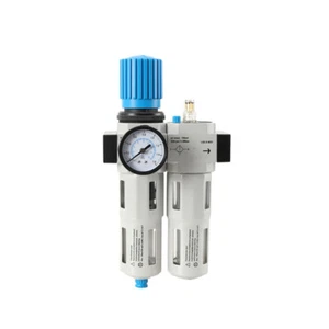 G 1/2 Druckluft Wartungseinheit Wasserabscheider Kompressor Druckminderer Öler - Bild 1 von 12